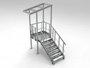 little staircase for free 3D Model