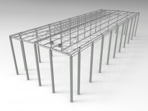 sports complex Model 3D