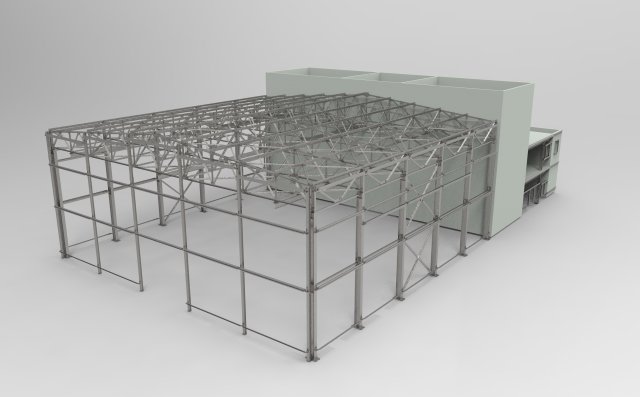 boiler station 3D Model .c4d .max .obj .3ds .fbx .stl .blend 