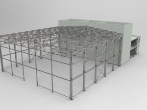 boiler station 3D Model