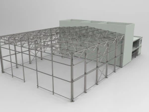 boiler station 3D Model