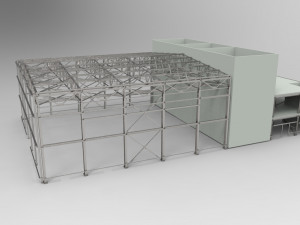 boiler station 3D Model