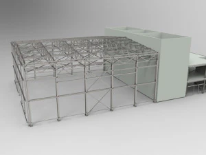 boiler station 3D Model