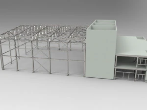 boiler station 3D Model