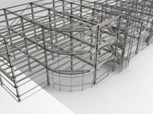 administrative complex 3D Model
