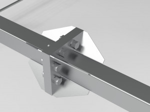 little factory with steel construction 3D Model