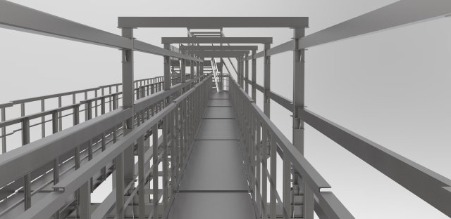pipeline overpass Model 3D .c4d .max .obj .3ds .fbx .stl .blend 