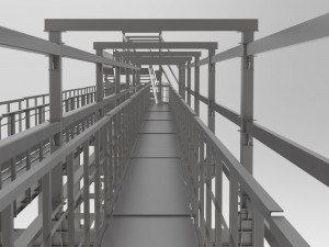 pipeline overpass 3D Model