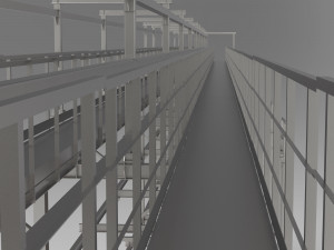 pipeline overpass Model 3D