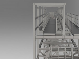 pipeline overpass Model 3D