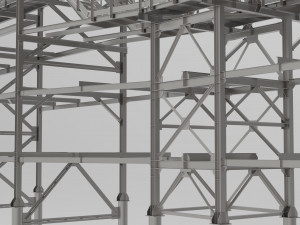 pipeline overpass Model 3D