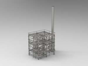 boiler house 3D 모델