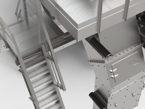 heavy machine for the mining industry 3D 모델