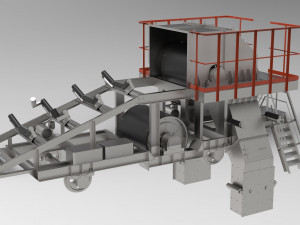 heavy machine for the mining industry 3D 모델