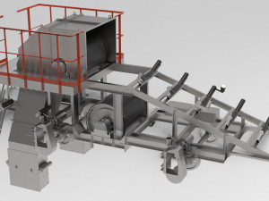 heavy machine for the mining industry 3D 모델