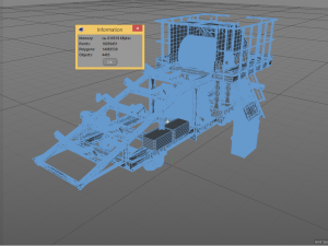 heavy machine for the mining industry 3D 모델