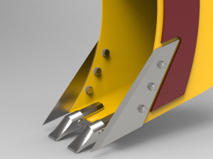 trench bucket for excavator 3D Model
