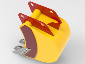 trench bucket for excavator 3D Model