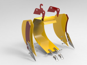trench bucket for excavator 3D Model