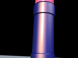 塩のボトル 3Dモデル