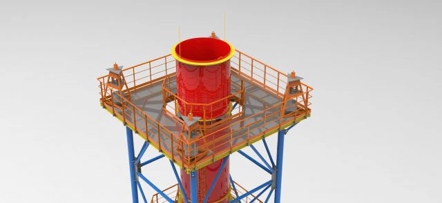 huge oil plant pipe 3D Model .c4d .max .obj .3ds .fbx .stl .blend 