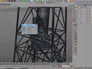 huge oil plant pipe 3D 모델