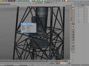 huge oil plant pipe 3D Model