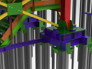 plataforma de separa&ccedil;&atilde;o Modelo 3D