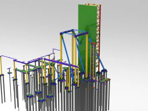 separation platform 3D Model