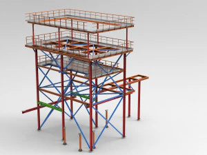 torre de resfriamento Modelo 3D