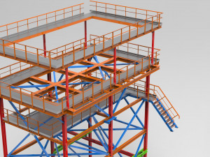 cooling tower 3D Модель