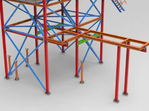 torre de resfriamento Modelo 3D