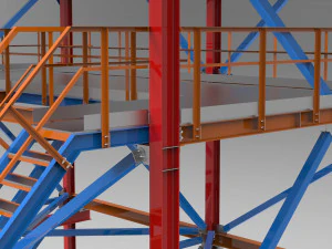 torre de resfriamento Modelo 3D