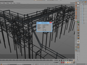 cable trestle 3D Модель