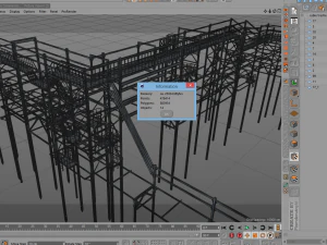 cable trestle 3D Model