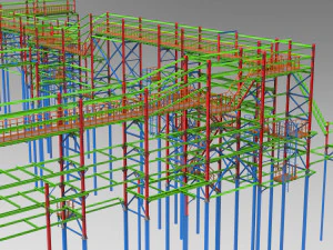cable trestle 3D Model