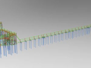 cable trestle 3D Model