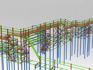 cable trestle 3D Модель