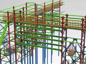 cable trestle 3D Model