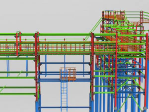 cable trestle 3D Model