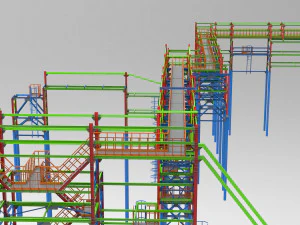 cable trestle 3D Model