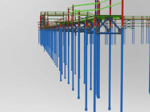 cable trestle 3D Model