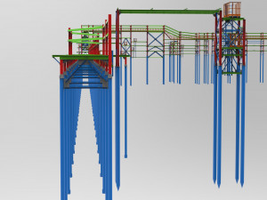 cable trestle 3D Модель