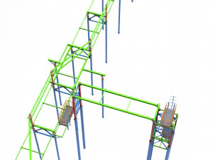 cable trestle 3D Model