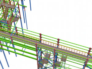 cable trestle 3D Model
