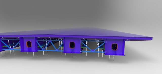 steel brige 3D-Modell .c4d .max .obj .3ds .fbx .stl .blend 