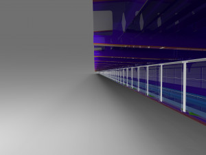 steel brige 3D-Modell