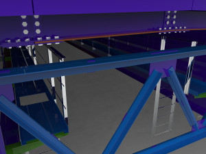 steel brige 3D-Modell