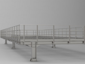 steel platform 3D Model