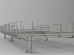 steel platform 3D Model